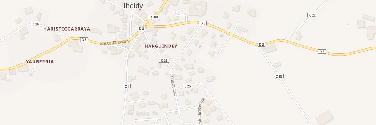 Plan du 7151 Hargindey Alde à Iholdy