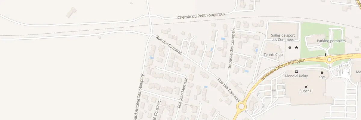 Plan du 93 Rue des carrières à Luçon