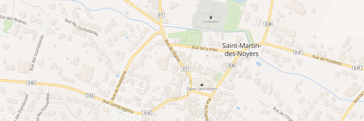 Plan du 72 Rue de l’église à Saint-Martin-des-Noyers