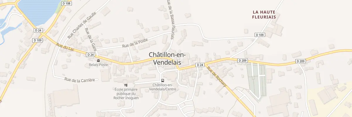 Plan du 47 Rue du Lac à Châtillon-en-Vendelais