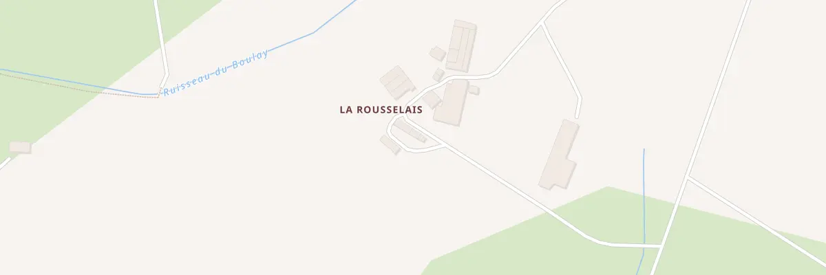 Plan du 5367 La Rousselais à Mellé
