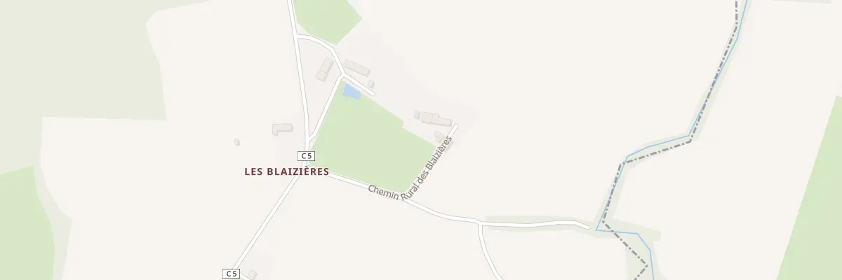 Plan du 5273 Les Blaizières à La Chapelle-Glain