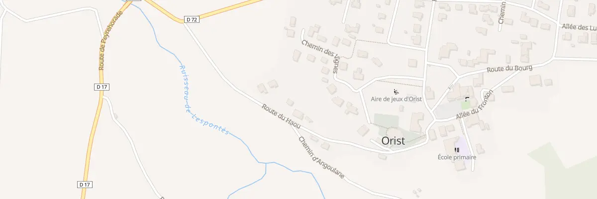 Plan du 328 Rte du Haou à Orist