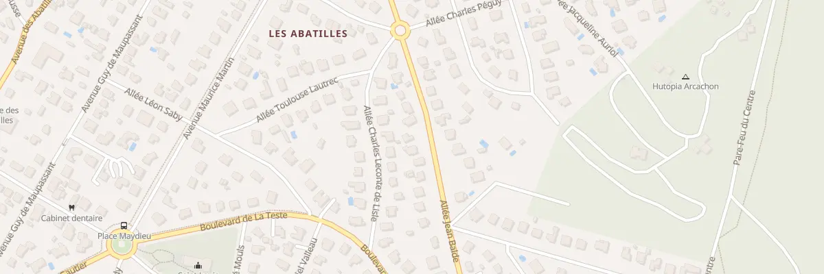Plan du 39 All Jean Balde à Arcachon