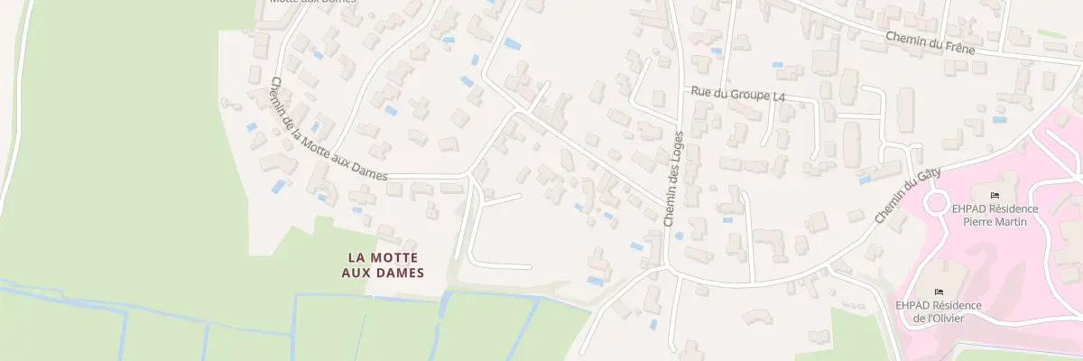 Plan du 25B Che de la Motte aux Dames à Luçon