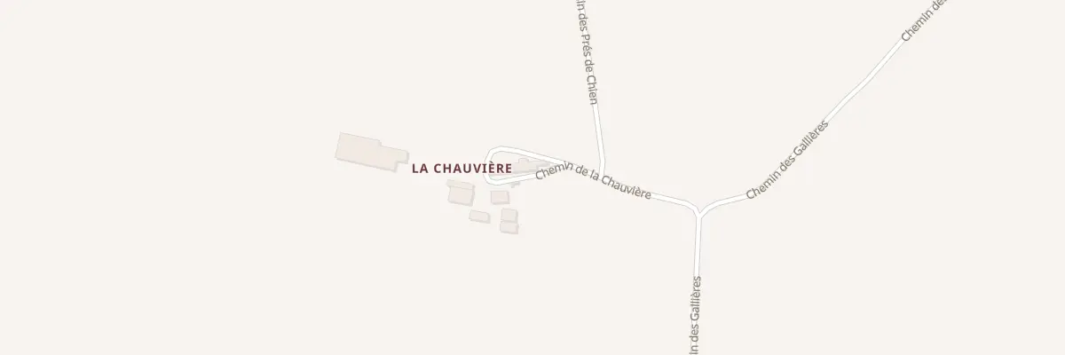 Plan du 5007 La Chauviere à La Rouaudière