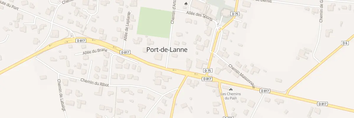 Plan du 26 Che d’Artouran à Port-de-Lanne