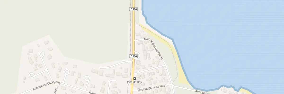 Plan du 2 Pl Jane de Boy à Lège-Cap-Ferret