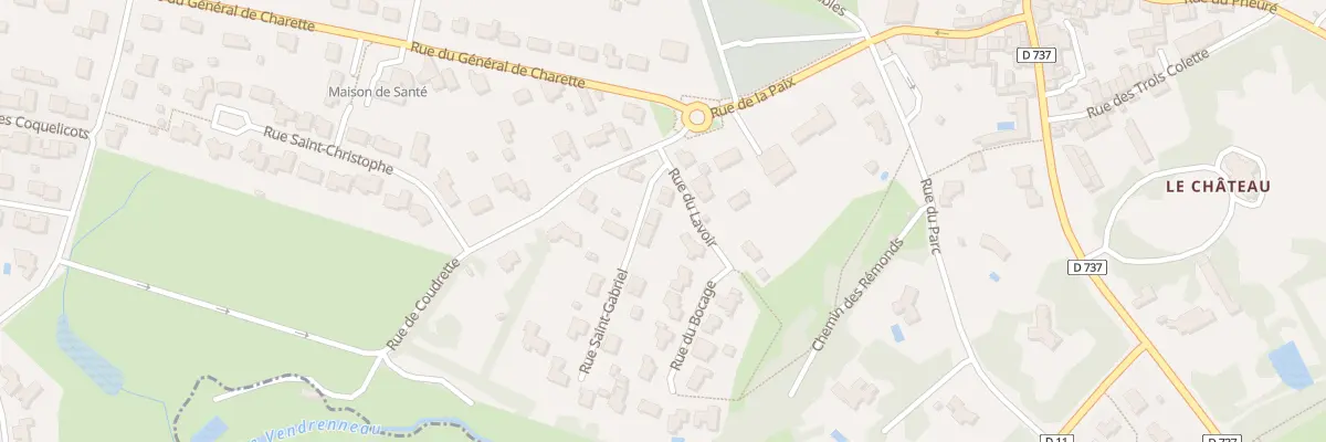 Plan du 4 Rue saint-gabriel à Saint-Fulgent