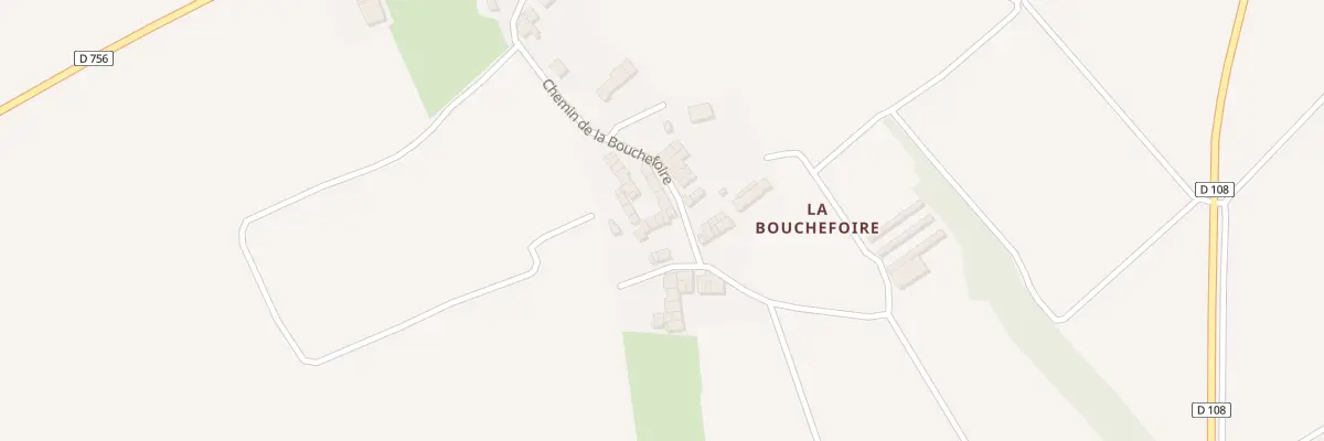 Plan du 5380 La Bouchefoire à La Regrippière