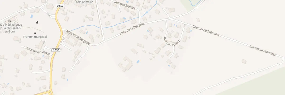 Plan du 334 All de la Bergerie à Sainte-Eulalie-en-Born