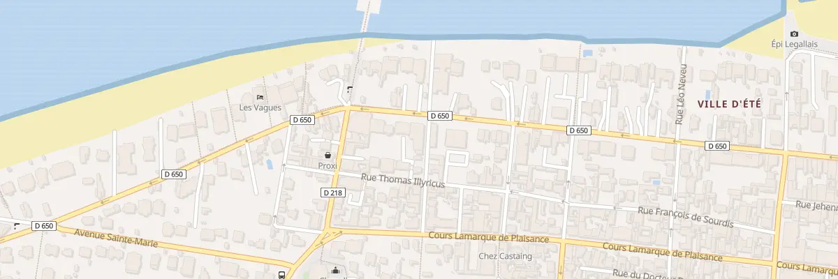 Plan du 406 Bd de la Plage à Arcachon