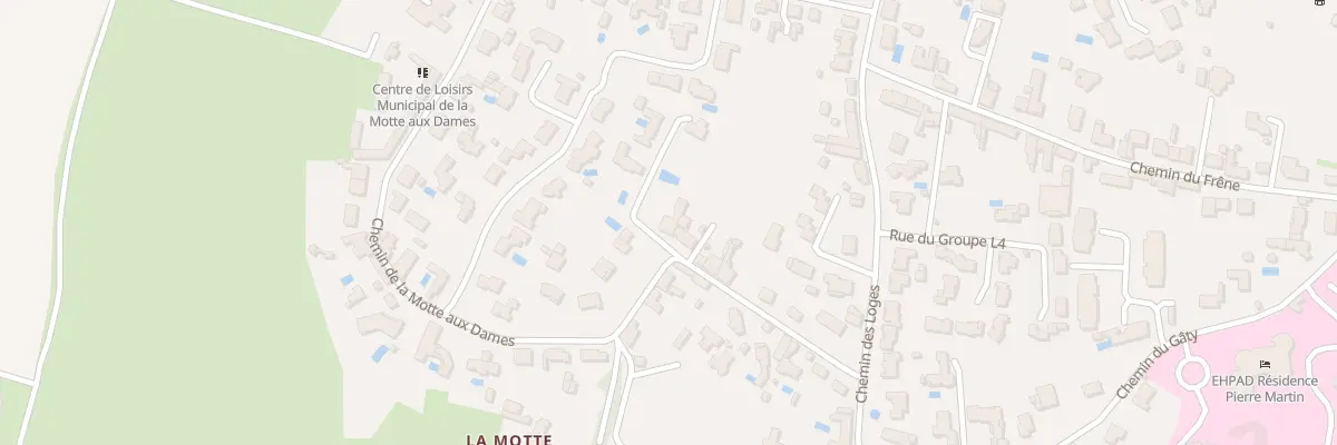 Plan du 18 Che de la Motte aux Dames à Luçon