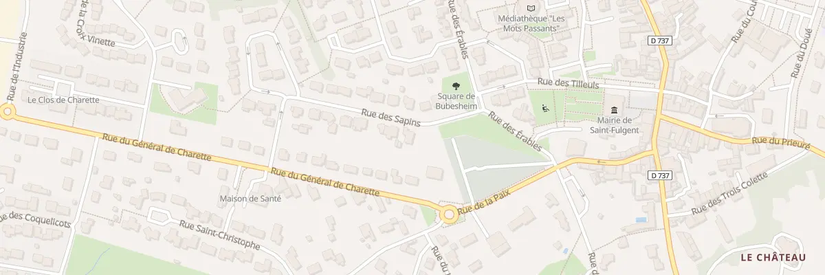 Plan du 2B Rue des sapins à Saint-Fulgent