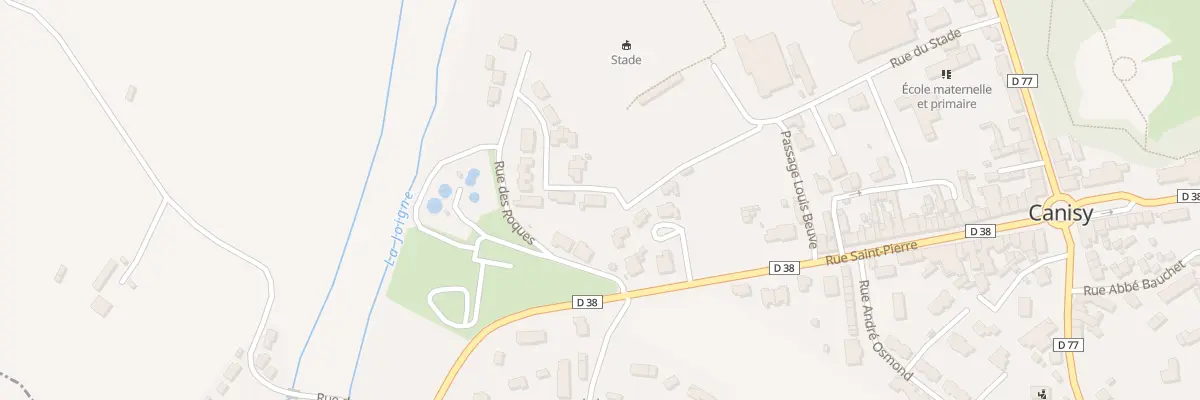 Plan du 20 Rue des Roques à Canisy