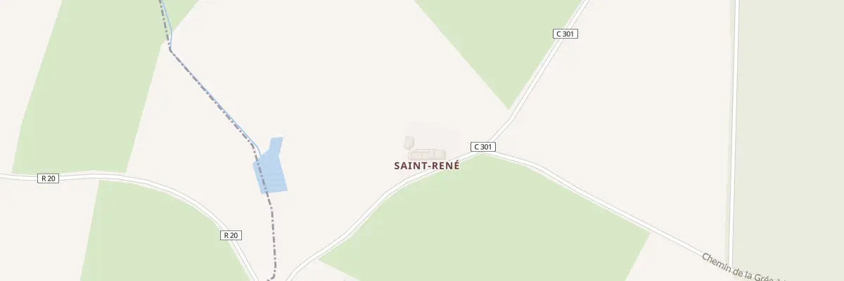 Plan du 5195 Saint René à La Chapelle-Glain