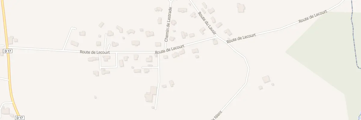 Plan du 384 Rte de Lecourt à Orist