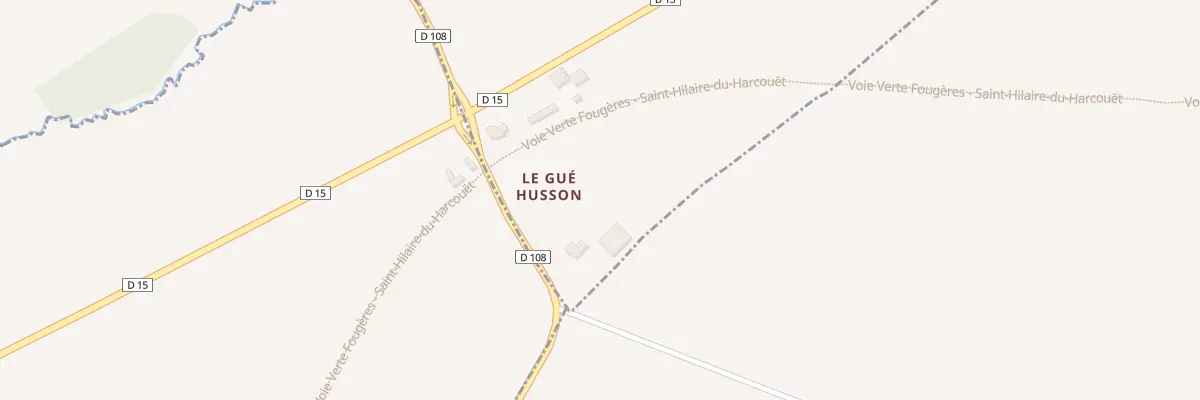 Plan du 401 Gué Husson à Mellé