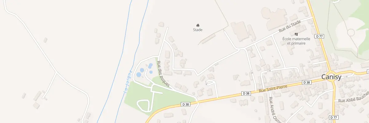 Plan du 15 Rue des Roques à Canisy