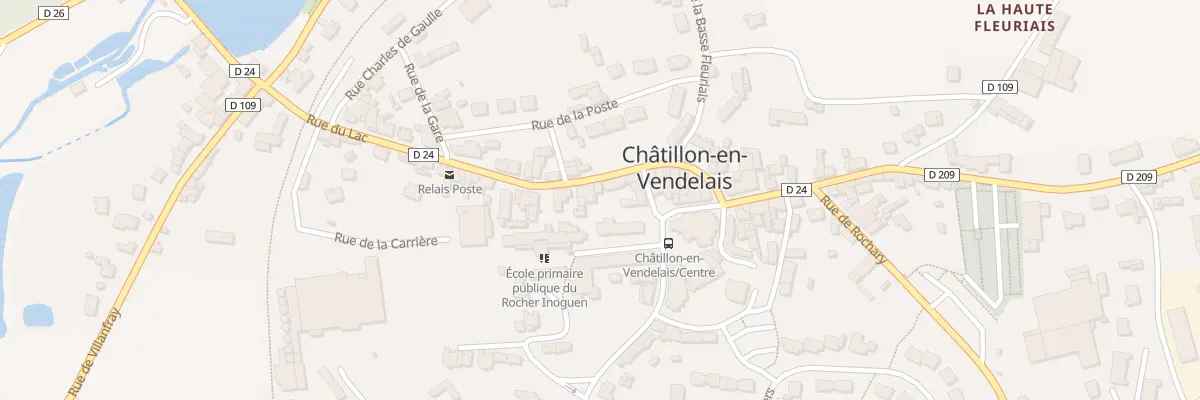 Plan du 72 Rue du Lac à Châtillon-en-Vendelais