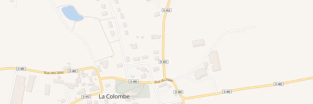 Plan du 1 Rue de la Belouze à La Colombe