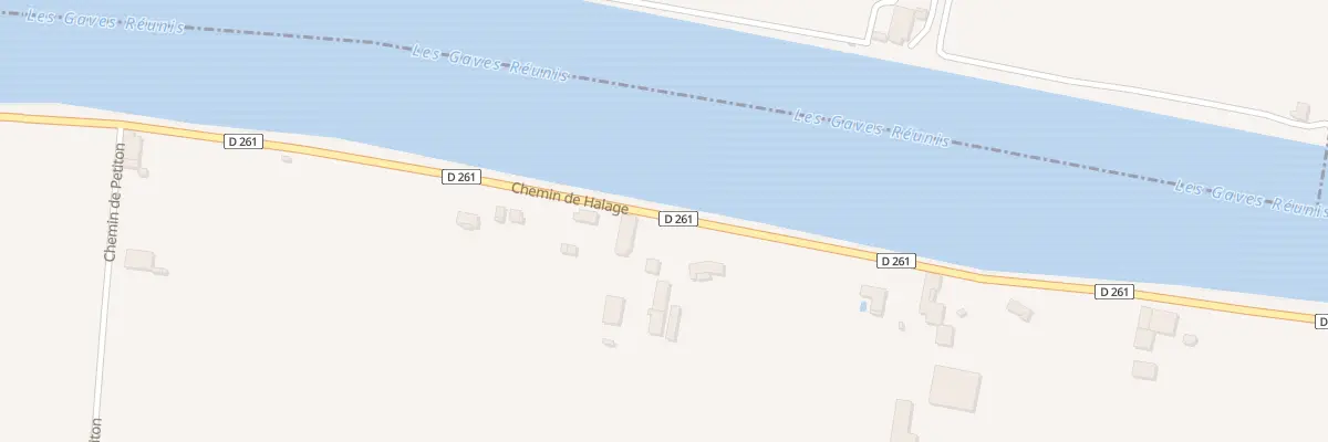 Plan du 2095 Che de Halage Rd261 à Sames