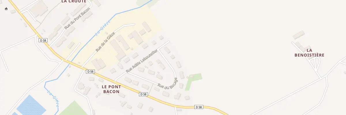Plan du 20 Rue du Bocage - Percy à Percy-en-Normandie