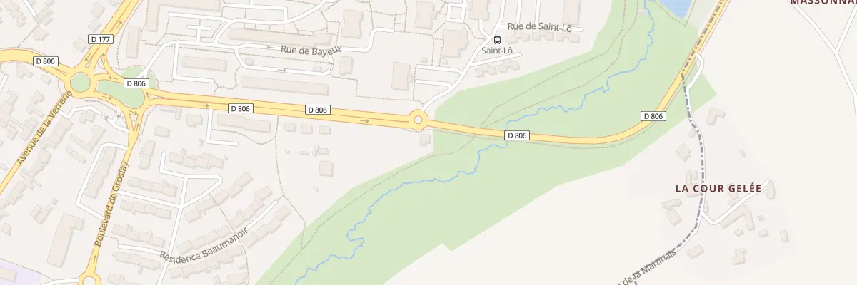 Plan du 26 Rte de Gorron à Fougères