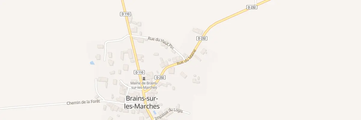 Plan du 11 Rue du Maine à Brains-sur-les-Marches