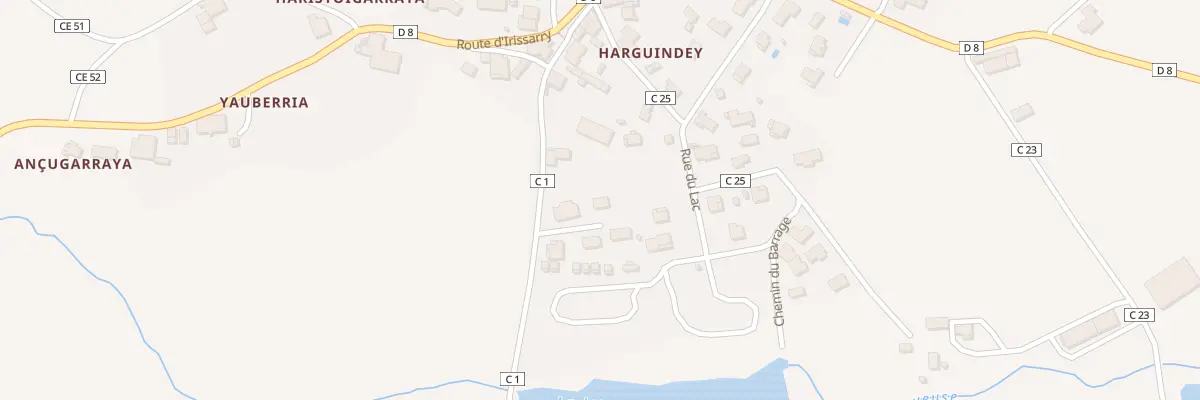 Plan du 7192 Hargindey Alde à Iholdy