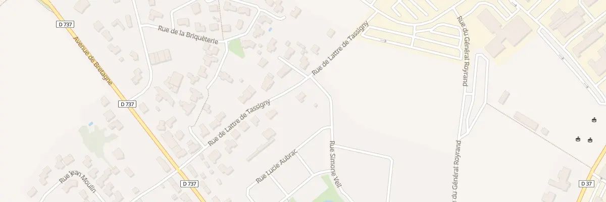 Plan du 17 Rue de Lattre de Tassigny à Saint-Fulgent