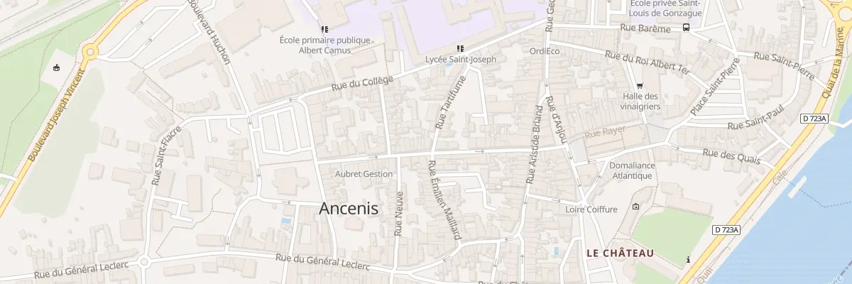 Plan du 124 Rue de Charost à Ancenis-Saint-Géréon