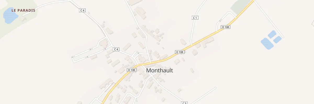 Plan du 3 Rue Saint Pierre des Bois à Monthault