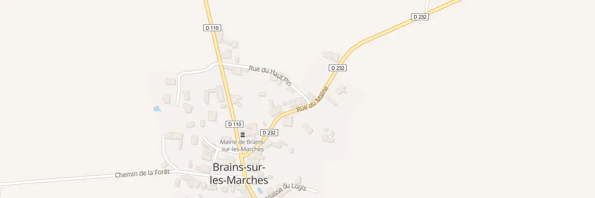 Plan du 9 Rue du Maine à Brains-sur-les-Marches