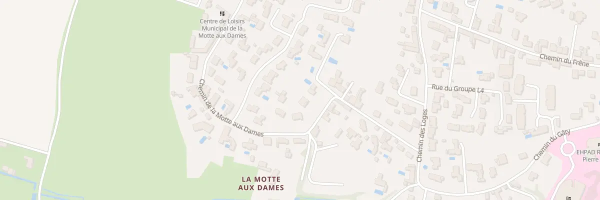 Plan du 24 Che de la Motte aux Dames à Luçon