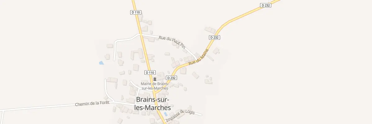 Plan du 7 Rue du Maine à Brains-sur-les-Marches