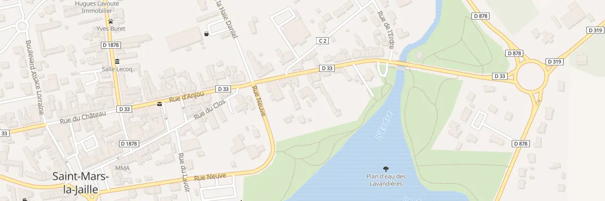 Plan du 10 Rue des Dureaux à Vallons-de-l’Erdre