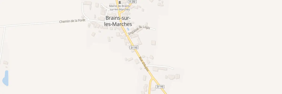 Plan du 14 Rue d’Anjou à Brains-sur-les-Marches