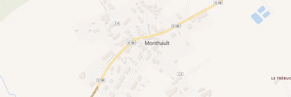 Plan du 2 Rue Le Clos Guerin à Monthault