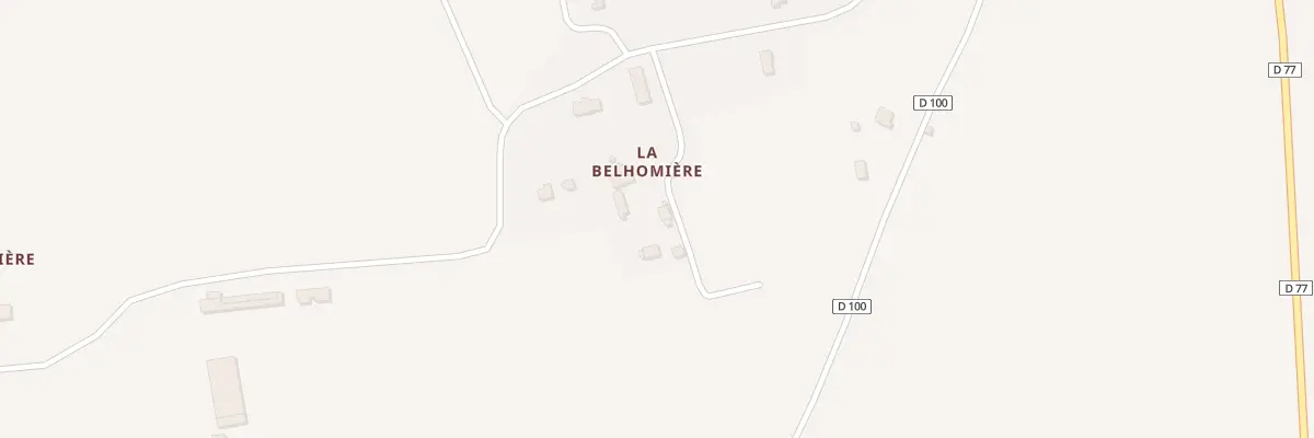 Plan du 1B La Belhomiere à Saint-Gilles
