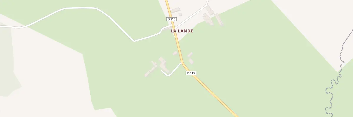 Plan du 10 La Lande à Parigné