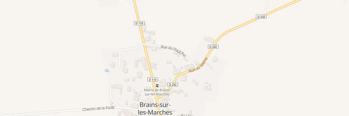 Plan du 3 Rue du Haut Pin à Brains-sur-les-Marches