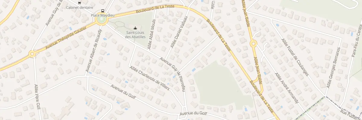 Plan du 8 Av Guy de Pierrefeu à Arcachon