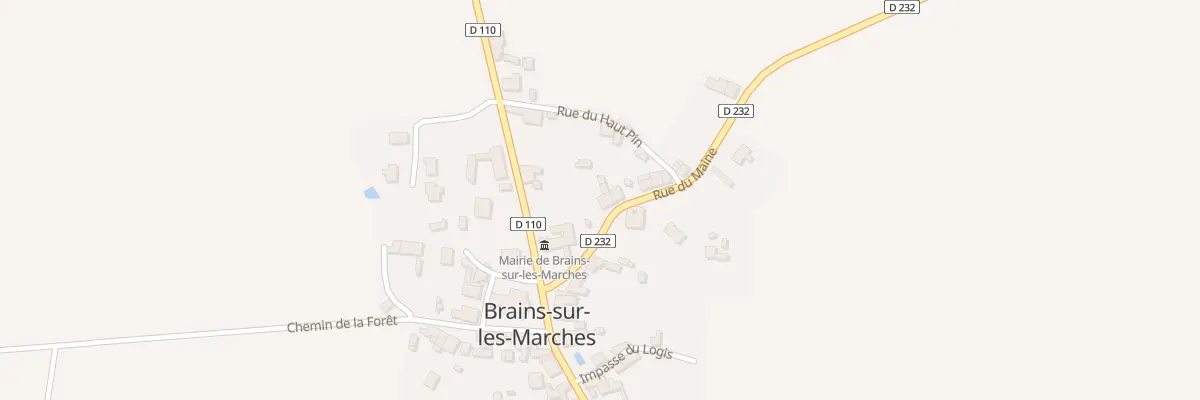 Plan du 3 Rue du Maine à Brains-sur-les-Marches