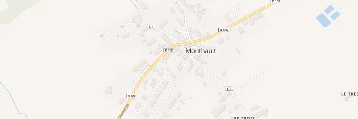 Plan du 4 Rue Le Clos Guerin à Monthault