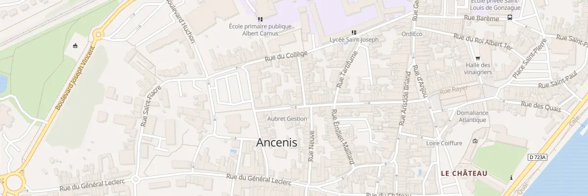 Plan du 180 Rue de Charost à Ancenis-Saint-Géréon