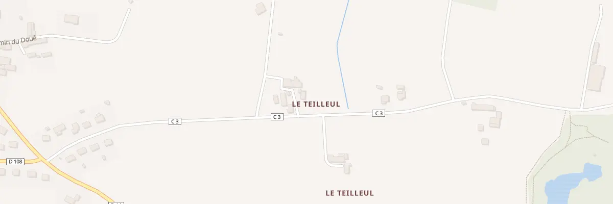 Plan du 5044 Le Bas Teilleul à Mellé