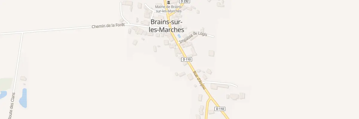 Plan du 7 Rue d’Anjou à Brains-sur-les-Marches