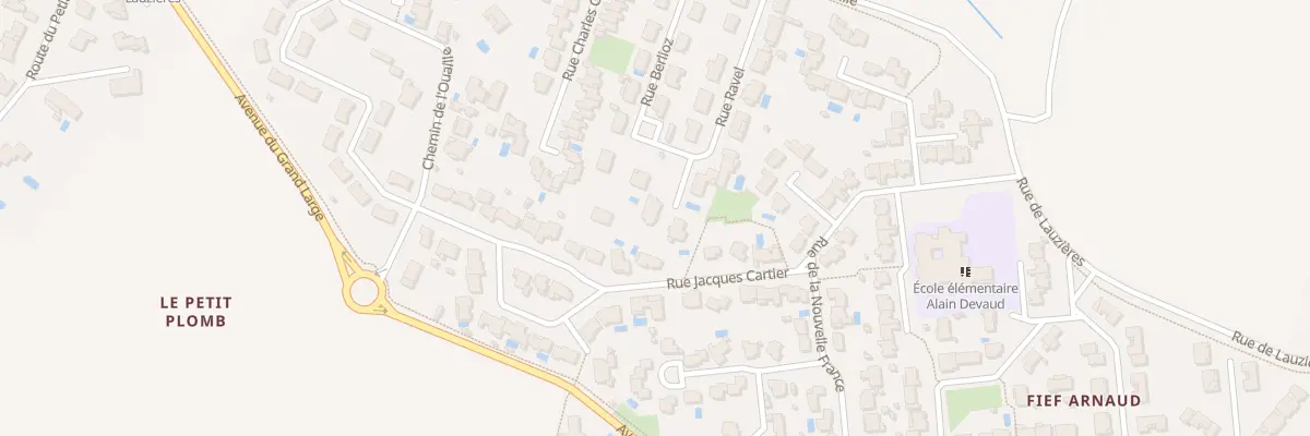 Plan du 12 Rue Ravel à Nieul-sur-Mer