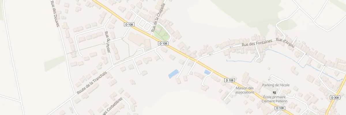 Plan du 7 Rue du stade à La Regrippière